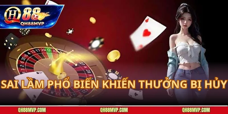 Sai Lầm Phổ Biến Khiến Thưởng Bị Hủy